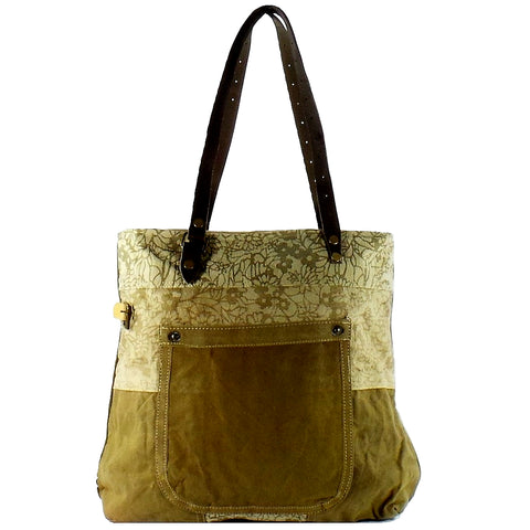 Cream Floral Tote Bag (55984)
