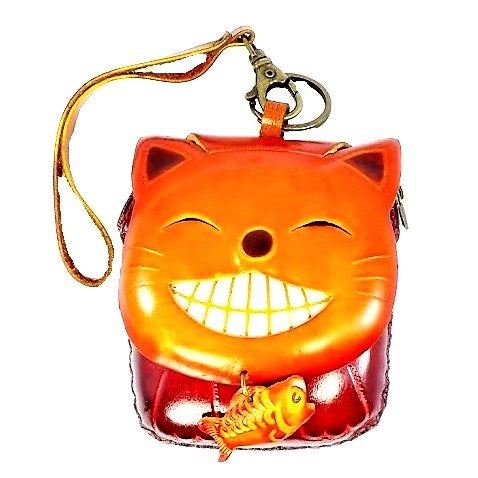 Cat-Smiling Novelty Wristlet (E518)
