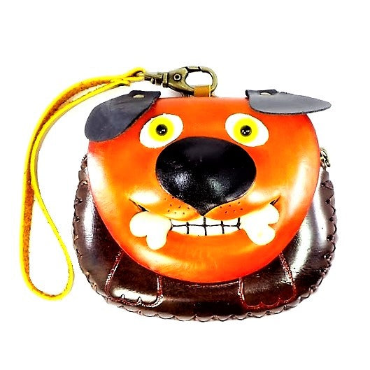 Dog with Bone Novelty Wristlet (E375)