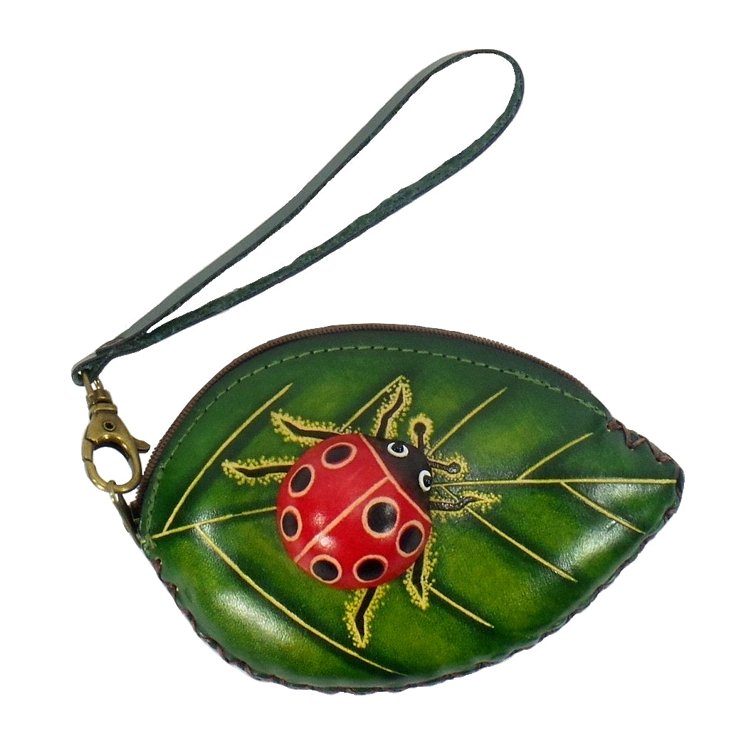 Lady Bug Novelty Wristlet Coin Purse (E526)