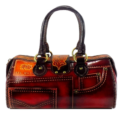 Red Jean Purse Medium (H832-M)
