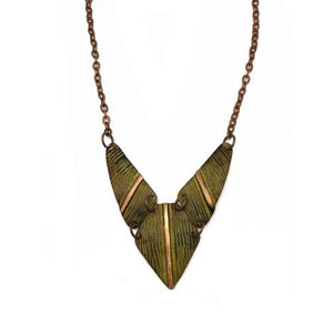 Copper Patina Necklace (NP281)